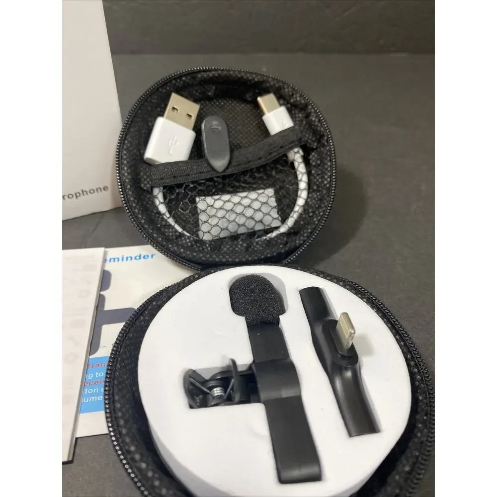 iDiskk Lavalier Wireless Microphone Audio Video Recording Mini Mic IPHONE NEW